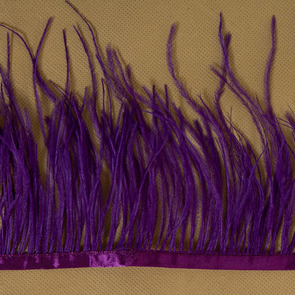 Aplicação Pluma de Avestruz 15-20 CM Violeta