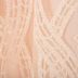 Retalho Tecido Tule Glitter Arabesco Marfim 1,40 m