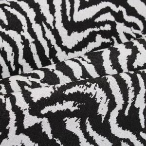 Tecido Sarja Bengaline Fio Tinto Animal Print Zebra