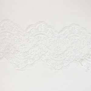 Tecido Bico de Renda Sutache Branco - 1,20m