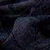 Tecido Cambraia Jeans Barrada Bordada Azul Escuro
