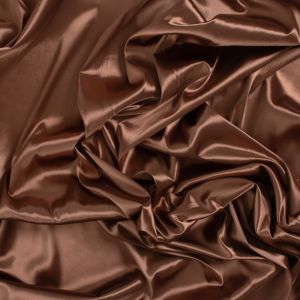 Tecido Cetim Span Marrom Chocolate
