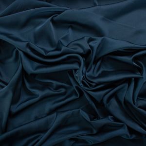 Tecido Cetim Toque de Seda Azul Bic