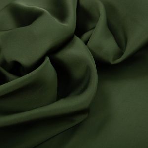 Tecido Cetim Toque de Seda Verde Militar