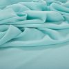 Tecido Crepe Airflow Azul Tiffany - Tecidos Dia Dia 