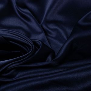 Tecido Crepe Vogue Silk Span Azul Marinho