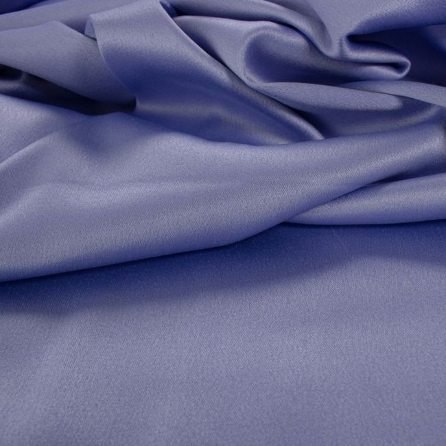 Tecido Crepe Vogue Silk Span Azul Hortência 