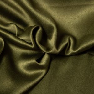 Tecido Crepe Vogue Silk Span Verde Militar