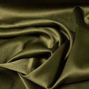 Tecido Crepe Vogue Silk Span Verde Militar