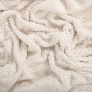 Tecido Lã Pele de Carneiro Lurex Off White