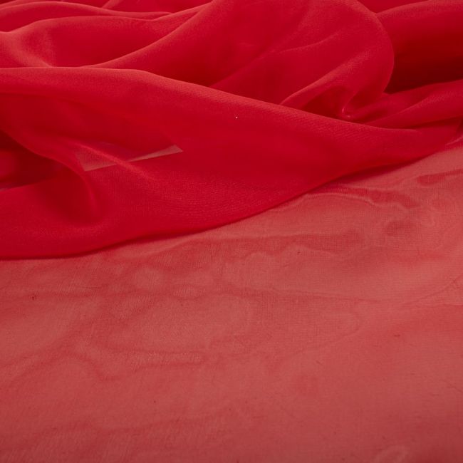 Tecido Musseline Dior Vermelha