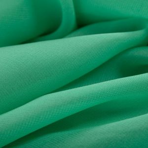 Tecido Musseline Toque de Seda Verde Tiffany Intenso
