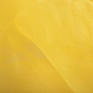 Tecido Organza Cristal Amarelo