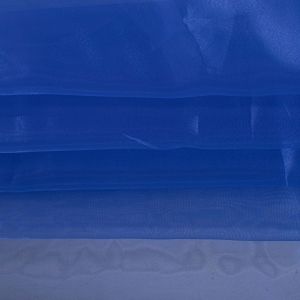 Tecido Organza Cristal Azul bic