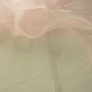 Tecido Organza Cristal Rosa Quartzo