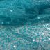Tecido Paetê Glitter Azul Aquario