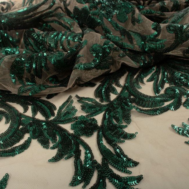 Tecido Paetê Verde Esmeralda 