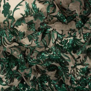 Tecido Paetê Verde Esmeralda 