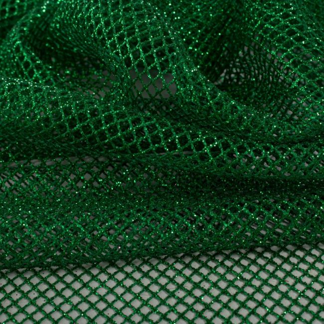 Tecido Tela Glitter Verde Esmeralda