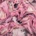 Tecido Tule de Malha Estampa Maxi Floral Cor de Rosa Escuro