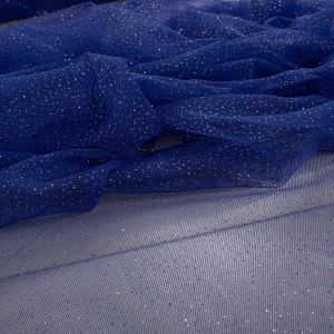Tecido Tule Foil Azul Royal