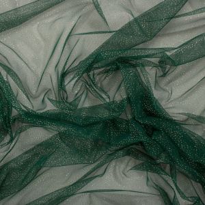 Tecido Tule Foil Verde Escuro