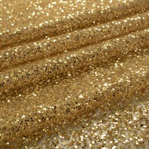 Tecido Tule Glitter Dourado