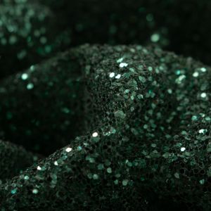 Tecido Tule Glitter Verde Escuro