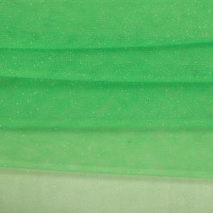 Tecido Tule Glitter Verde Fluorescente