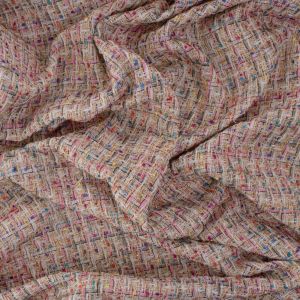 Tecido Tweed Lurex Colorido